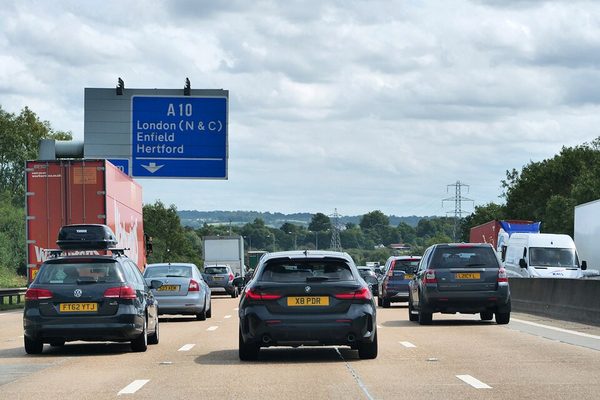 The M25, London's orbital motorway, is completed