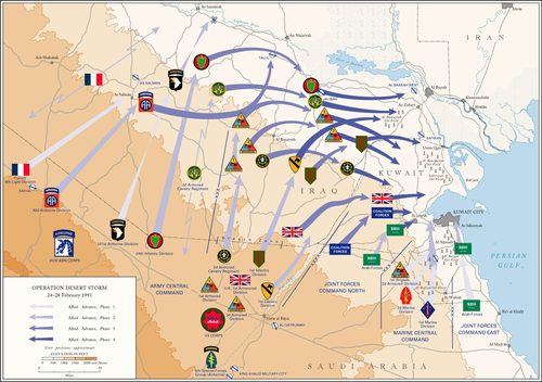 Operation Desert Storm: Gulf War begins