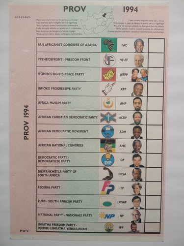 Nelson Mandela elected President of South Africa
