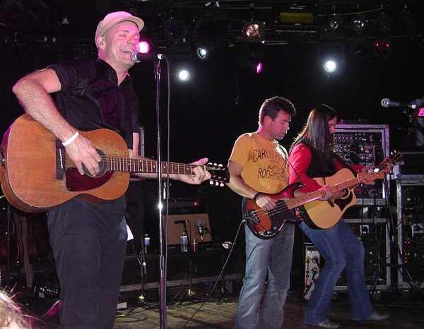 The Tragically Hip play their emotional farewell concert in Kingston, broadcast live on CBC to millions, August 20, 2016.