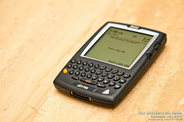 the BlackBerry