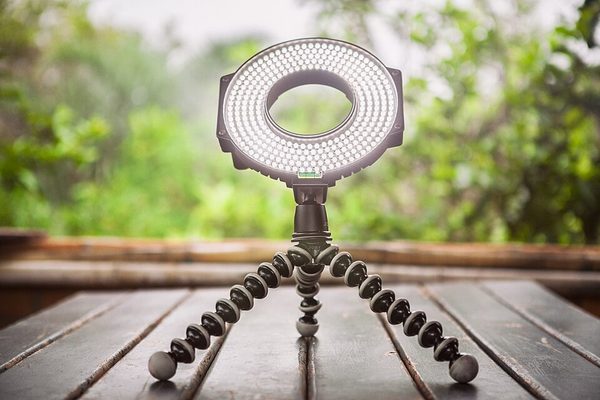 Ring light & webcam