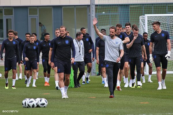 England reach the World Cup semi-finals; the nation sings 'It's coming home'