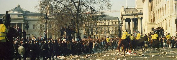 John Major's government announces the hated poll tax will be scrapped