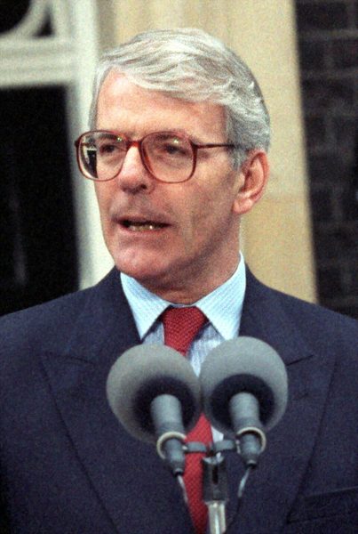 John Major wins a shock fourth Conservative term
