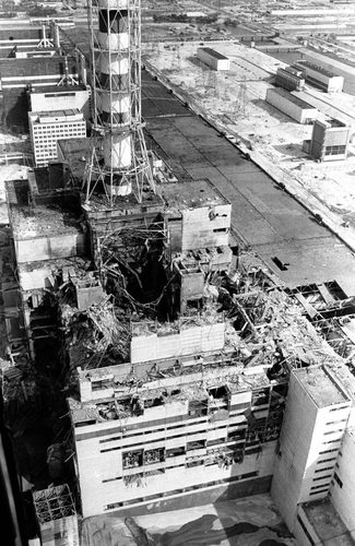 Chernobyl nuclear reactor explodes in the Soviet Union
