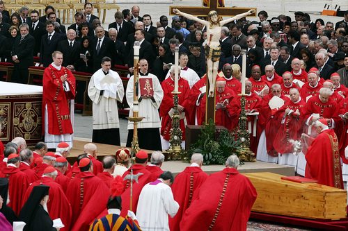 Pope John Paul II dies; Benedict XVI elected