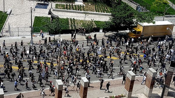 George Floyd's death sparks anti-racism protests across Canadian cities, summer 2020.