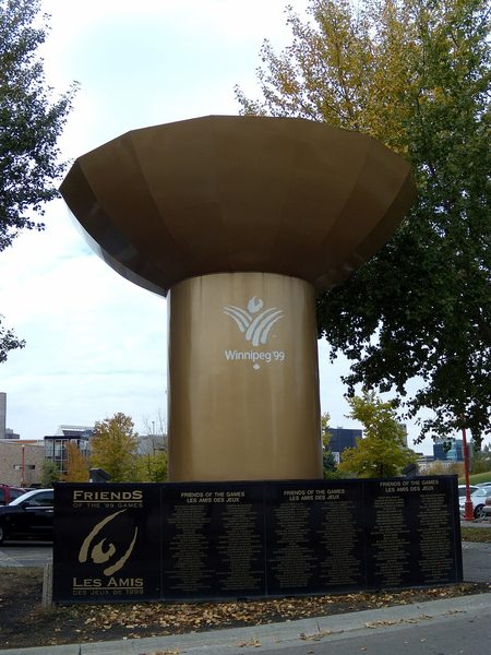 Winnipeg hosts the Pan American Games, Canada's largest multi-sport event since the 1988 Calgary Olympics (July-Aug. 1999)