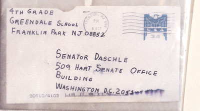 Anthrax letters mailed to media and Senate