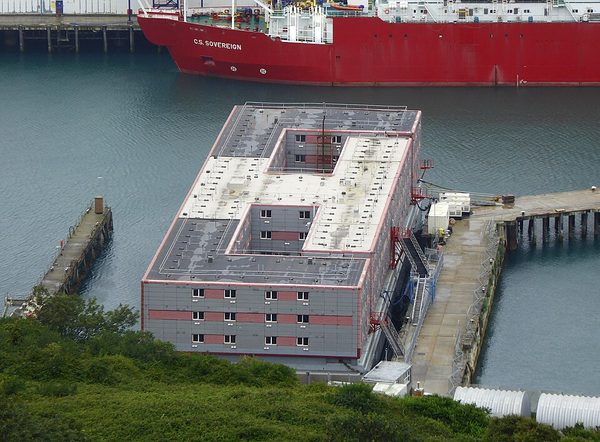 The Bibby Stockholm asylum barge sparks national controversy