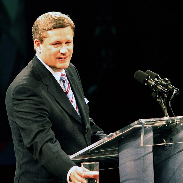 Stephen Harper's Conservatives win a minority government; sworn in as PM (Jan 23 / Feb 6, 2006)