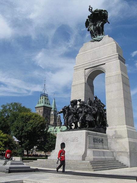A gunman kills Cpl. Nathan Cirillo at the National War Memorial before storming Parliament Hill in Ottawa (October 22)