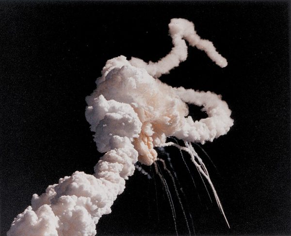 Space Shuttle Challenger disaster shocks the world