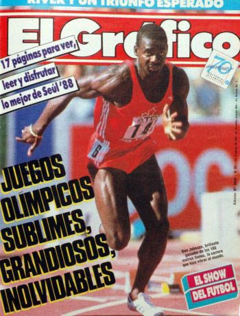 Ben Johnson, world's fastest man