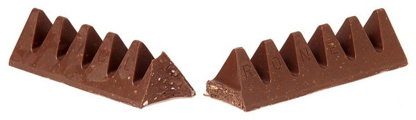 Toblerone (with wider gaps)