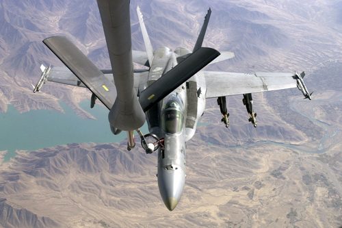 U.S. launches war in Afghanistan