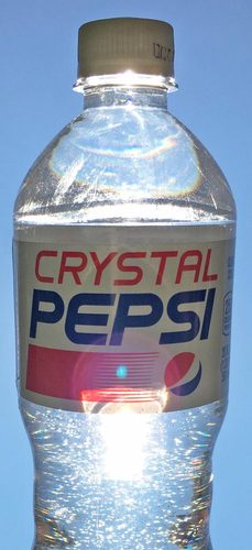 Crystal Pepsi (final year)