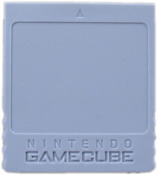 GameCube memory cards