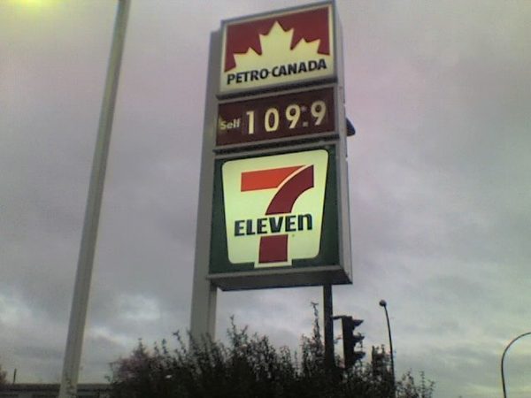 Record gas prices