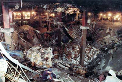 World Trade Center bombing in New York City
