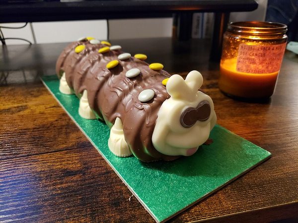Colin the Caterpillar cake