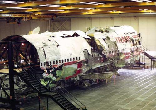 TWA Flight 800 explodes off Long Island