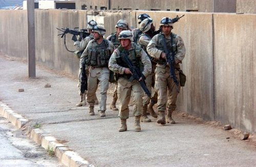 U.S.-led invasion of Iraq begins