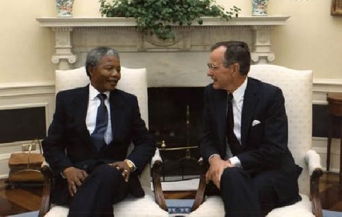 Nelson Mandela freed after 27 years in prison