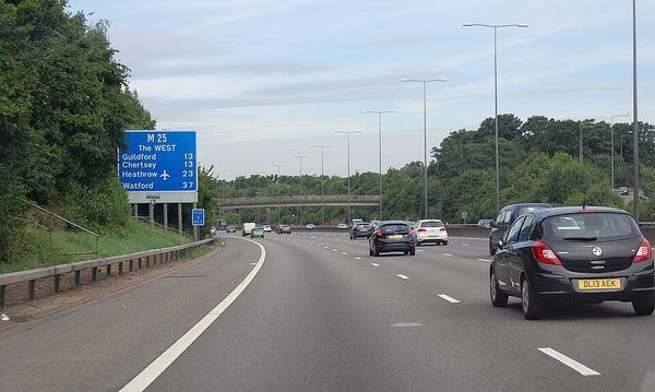 The M25 motorway