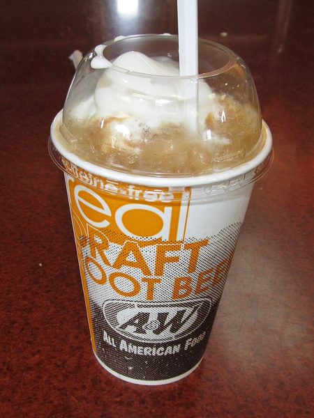A&W root beer float